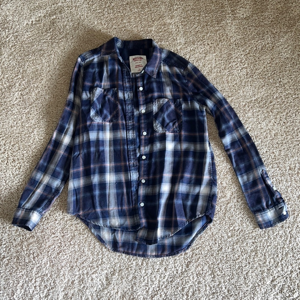 Blue flannel